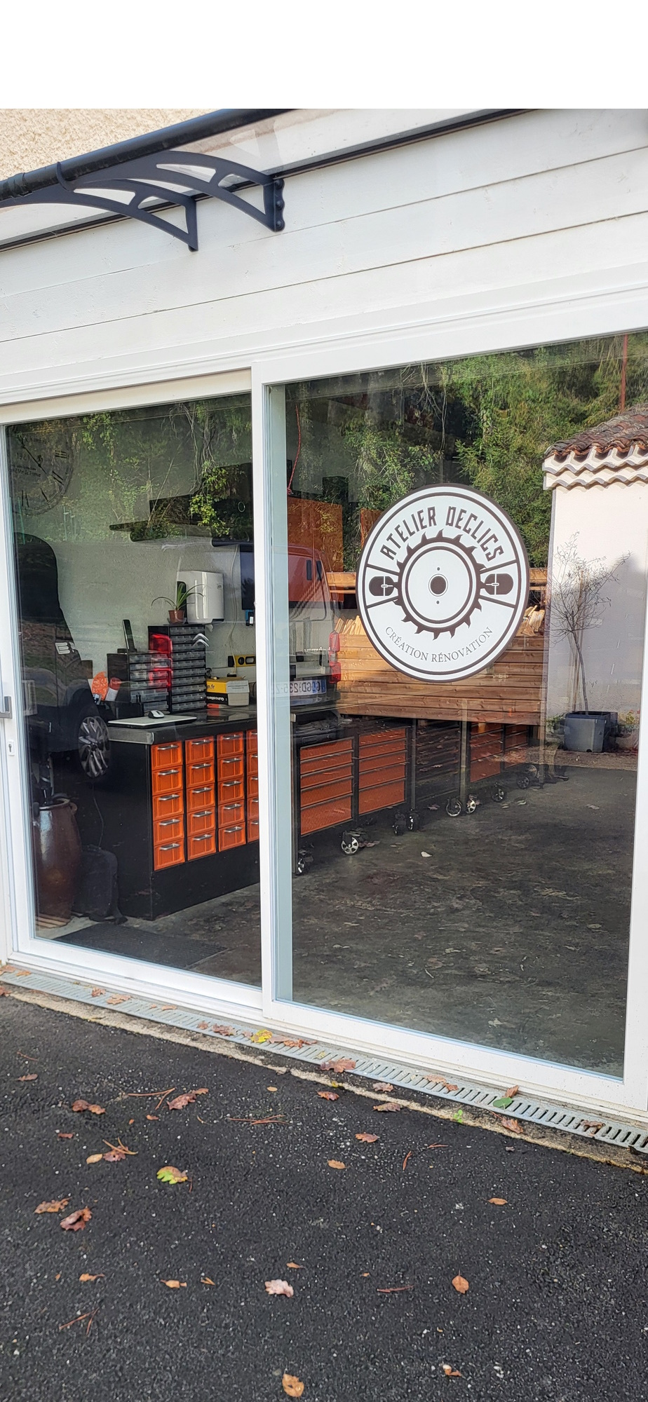Vitrine de l'atelier Declics